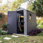Keter Darwin 6 x 4ft Shed - Grey