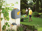 Hozelock Fast Reel 40m Wall Mounted Hose Reel – Automatic Rewind with Premium Hose